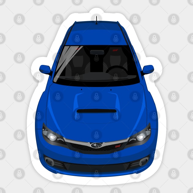 Impreza WRX STI 3rd gen 2008-2014 - Blue Sticker by jdmart